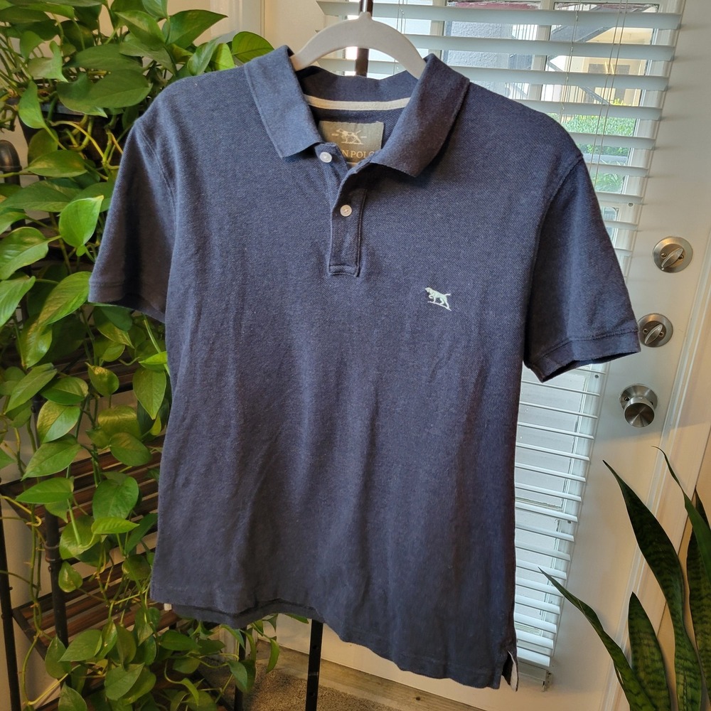 Rodd & Gunn Men's Medium Short Sleeve Polo Shirt 100% Cotton Sports Fit Navy
